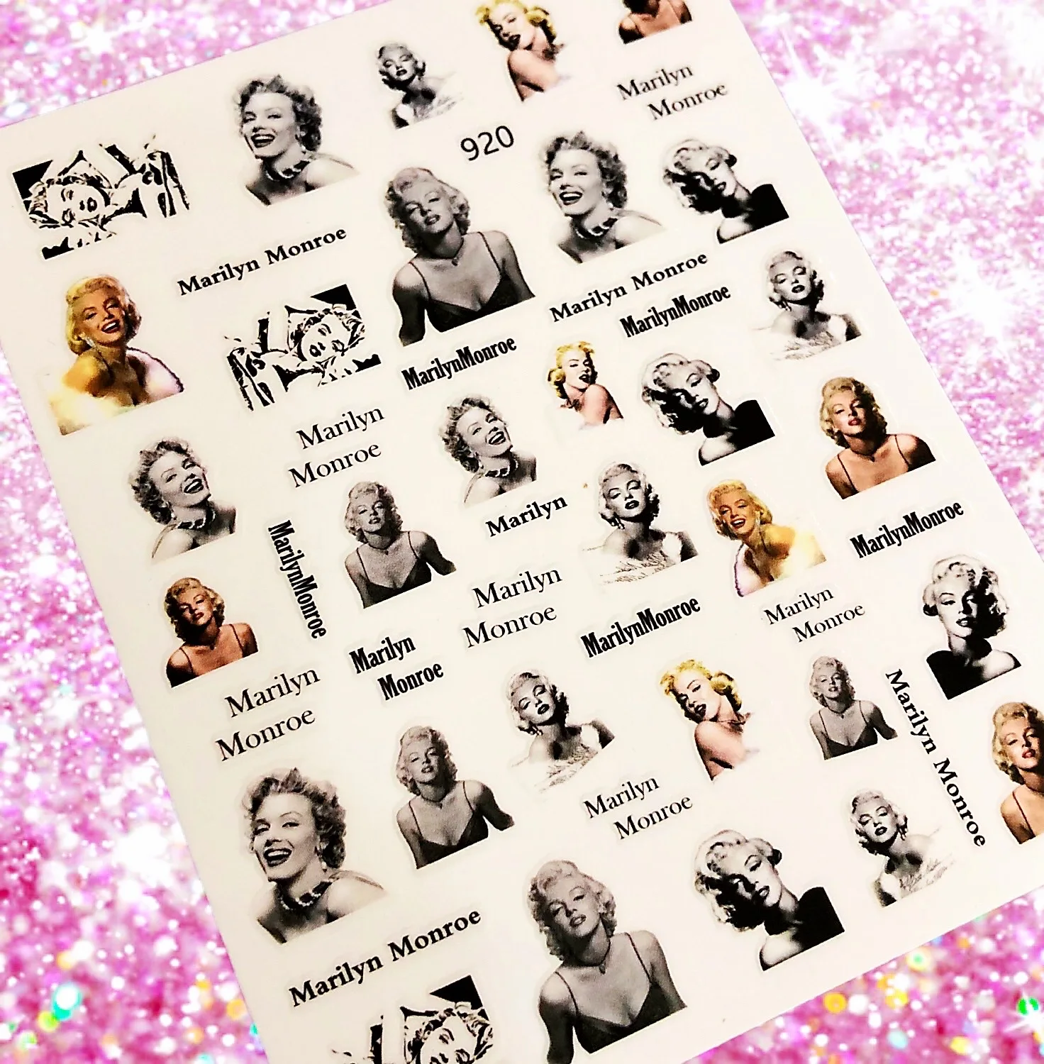 

3D Nail Art Sticker Character Image Abstract Nail Decal Manicure Stickers for Nails Decorations HL85