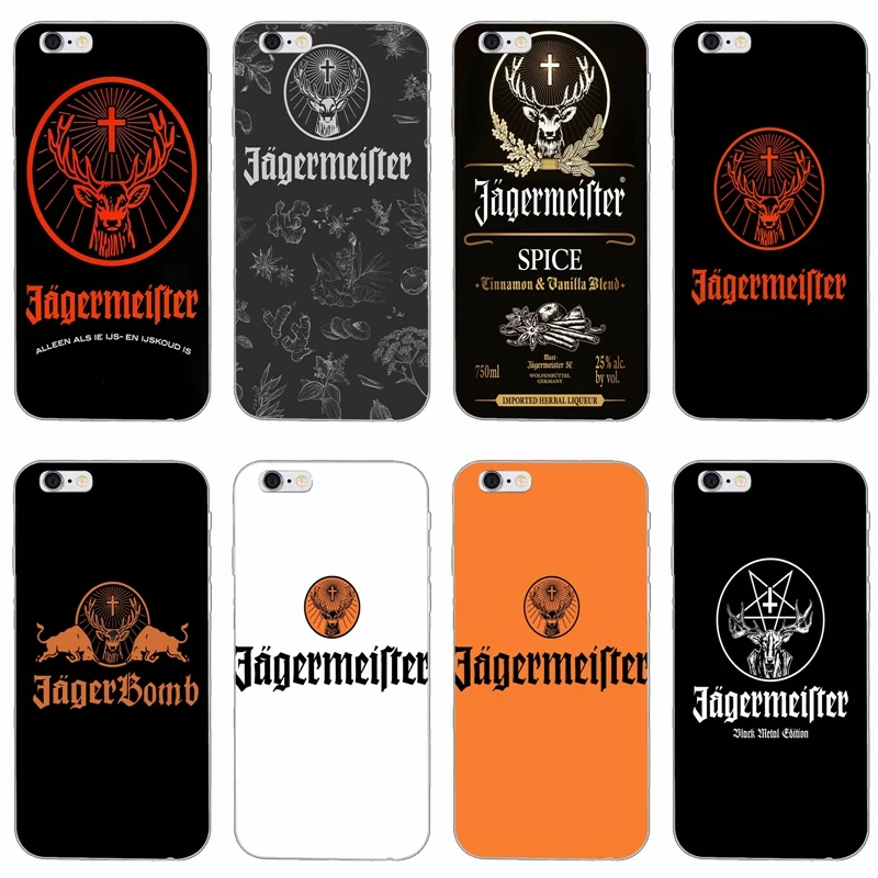 

Jagermeister logo slim silicone Soft tpu phone case For iPhone X 8 8plus 7 7plus 6 6s plus 5 5s 5c SE 4 4s