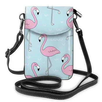 

OLN Pink Flamingo Pattern Fashion Card Holder Wallet 2020 New Female Wallets Women Zipper Strap Coin Purse