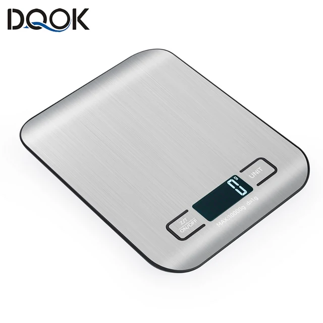 Bilancia da cucina Display LCD Bilancia elettronica in acciaio inossidabile Gioielli per la casa Snack alimentari Pesatura Strumenti di cottura 1