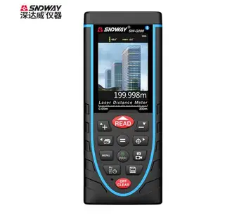 

Laser distance meter SW-Q200 infrared measuring instrument charging indoor and outdoor electronic tape measure