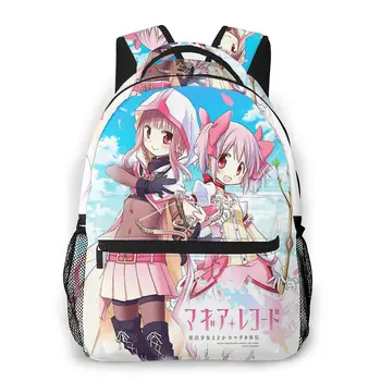 

Madoka Magica Gaiden Cute Knapsack for Men Women Magia Record Books Backpack Female School 2020