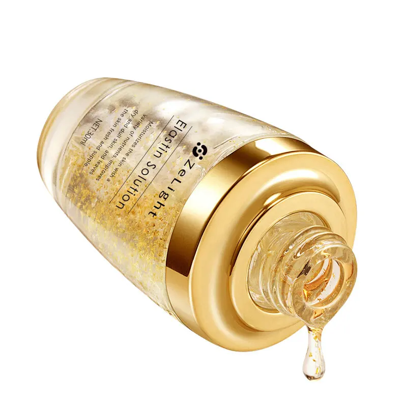 ZELIGHT 24K Gold Anti Aging Hyaluronic Acid Face Serum Moisturizing Hydrating Korean Skin Care Essence 30ml 3