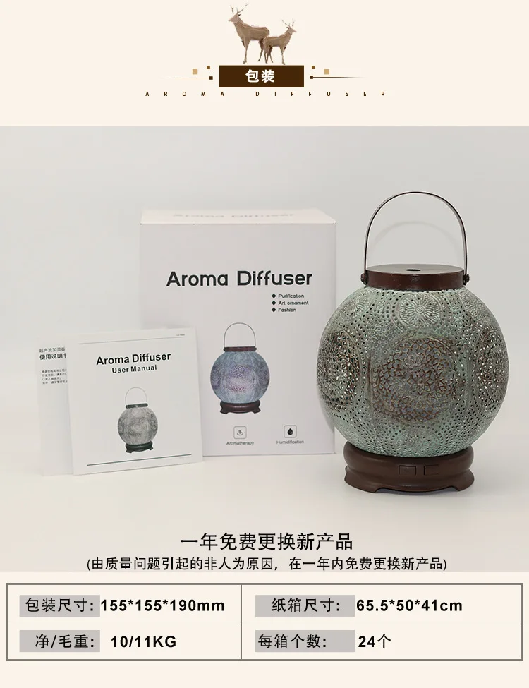 Creative Household Aromatherapy Humidifier 120ml Ultrasonic Convenient Air Cleaner Nebulizing Diffuser Aroma Diffuser Manufactur