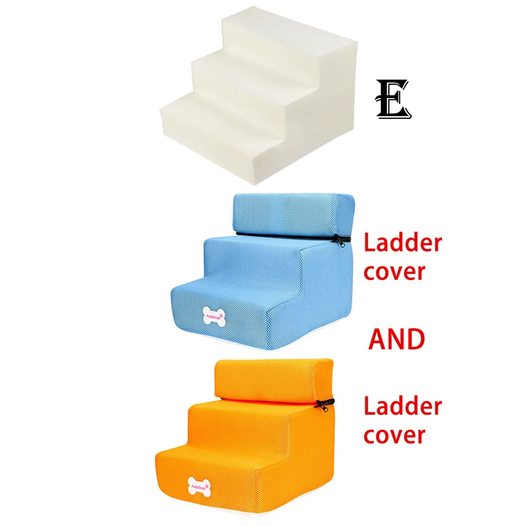 Новые 3 шага сетка Для домашних животных, нескользящая подошва из Лестницы и лестницей крышка Комбинации собака двери Escalera Perro двeрь Для Кошки - Цвет: E