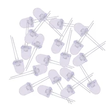 100x10 мм красный зеленый синий желтый белый светоизлучающий светодиод набор разнокалиберных диодов