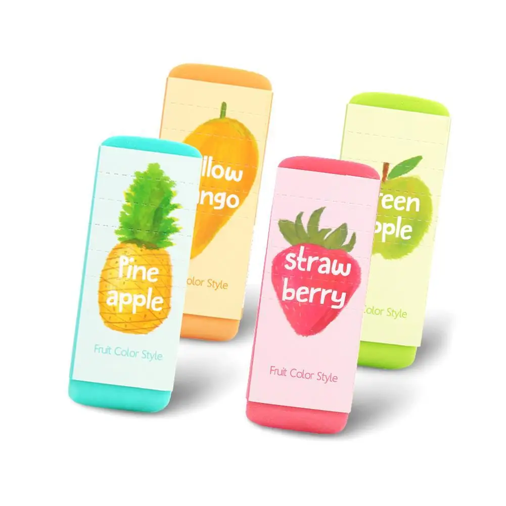 

1 Pc Creative Fruit Color Oversized Eraser Correction Eraser Large Student Rubber Learning Stationery Gift For Kid Hot