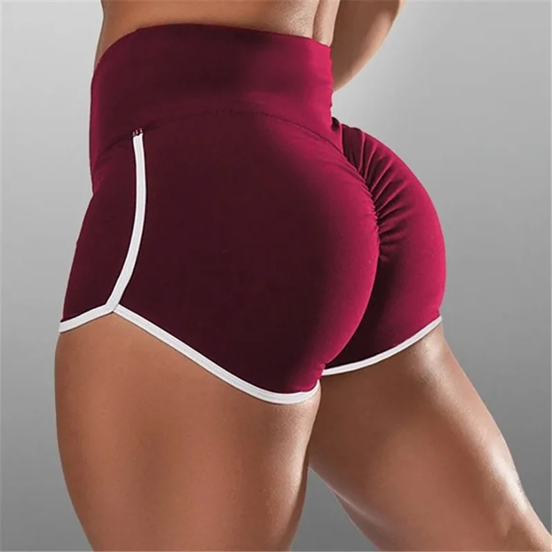 short pants Women Shorts Seamless Fitness Sports Short Leggings Summer Jogging Female Workout Shorts Skinny Elastic Push Up Biker Shorts mens swim shorts