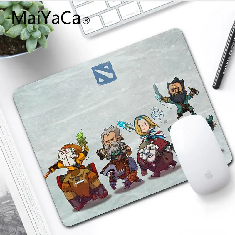  MaiYaCa Funny Dota 2 cartoon characters Durable Rubber Mouse Mat Pad Large Lockedge Mouse pad PC Co