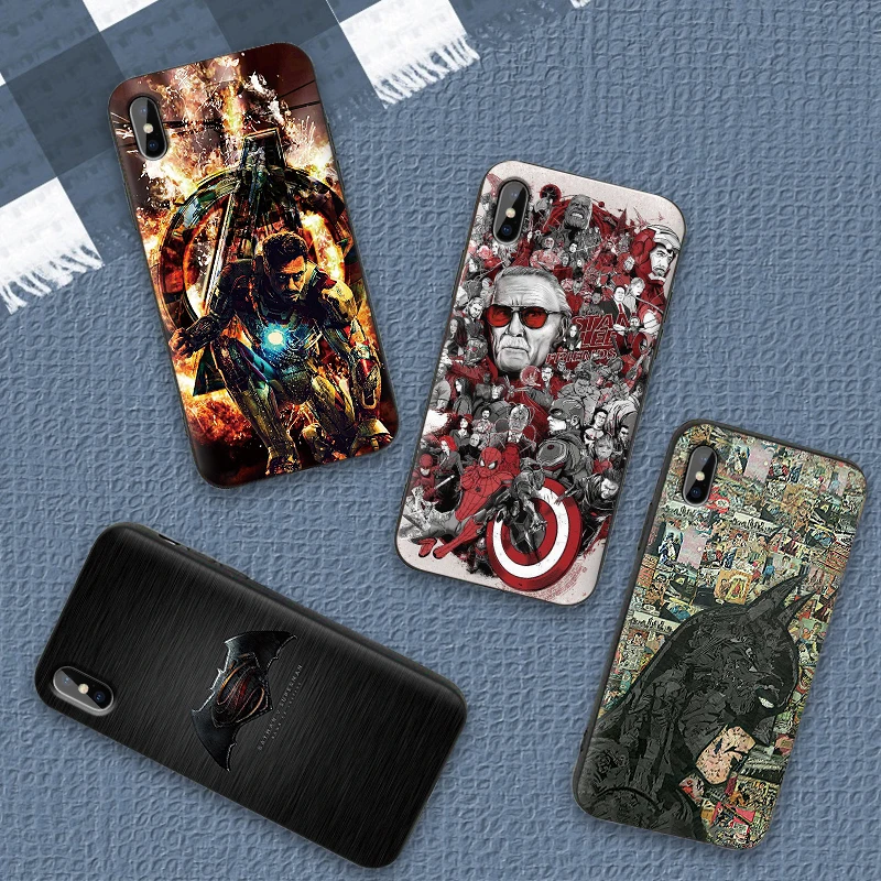 Мягкий силиконовый чехол для телефона iPhone XR TPU 5 5SE 6 6S 7 Plus 8Plus XS X Xr Max 9 Coque iron man |