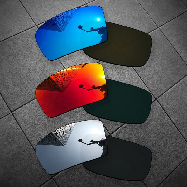 Vonxyz Multiple Choices Polarized Replacement Lenses for-Oakley Eyepatch 2 Sunglasses - Цвет линз: Ice-Ruby-Chrome