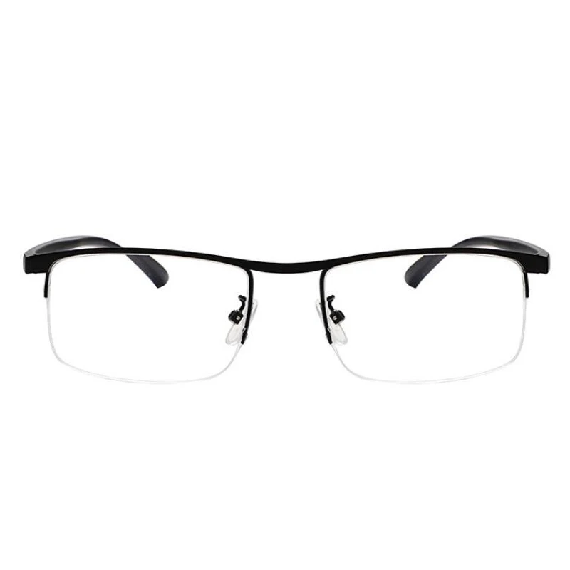 Multifocal Progressive Reading Glasses Men Women Anti Blue UV Protect Presbyopic Glasses Half Frame Automatic Adjustment Eyewear