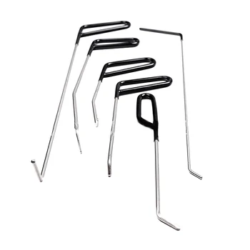 

Hot Hooks Rods Paintless Dent Removal Car Repairing Kit Auto Tools Door Dent Ding Hail Removal 6pcs Rod Kits Car Repair Tool