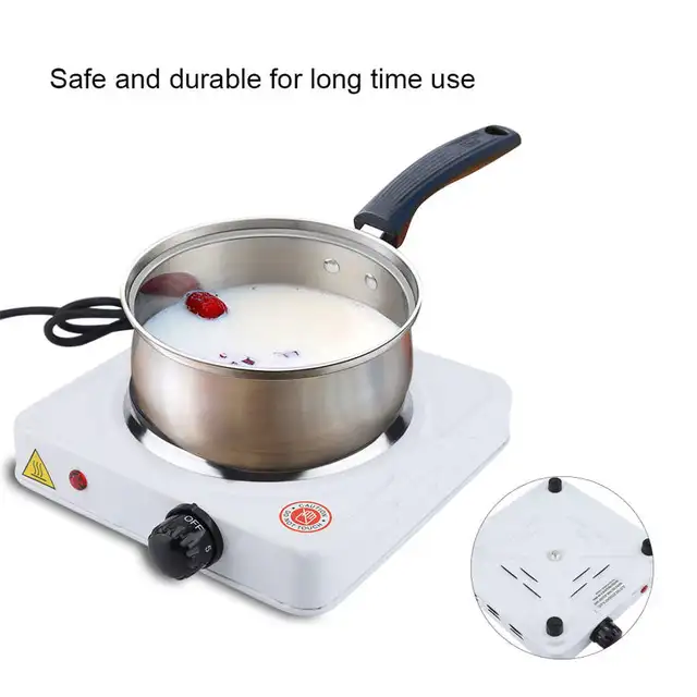Electric Stove Hot Plate Home Coffee Tea Milk Heater Multifunction Cooking Plates Kitchen Electric Heating Plate 1000W 110V/220V 2