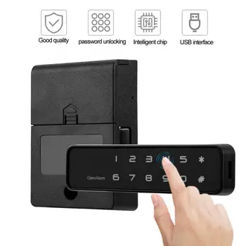 

Digital Electronic Lock 12-Button Keyless Password Cabinet Locks Smart lock Password Security Touch Screen Keypad Locker