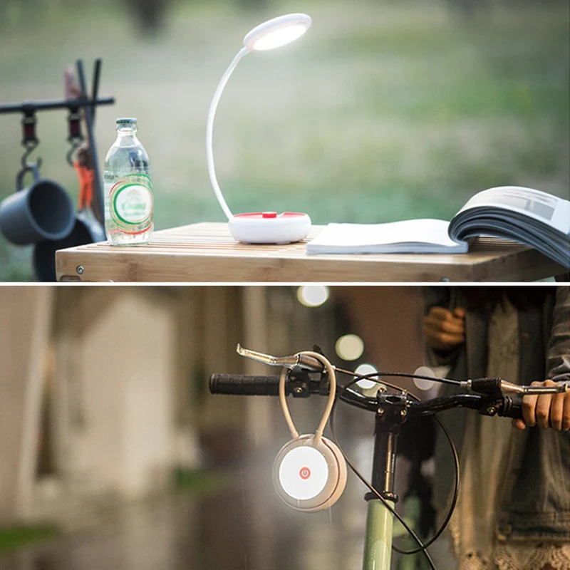 Outdoor Camping Lamp LED High Brightness Touch Sensor USB Rechargeable Desk Table Study Hanging Night Light