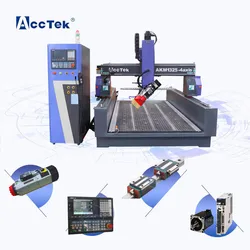 3d cnc roteador para trabalhar madeira máquina de 4 eixos atc 1325 cnc corte de alumínio plana