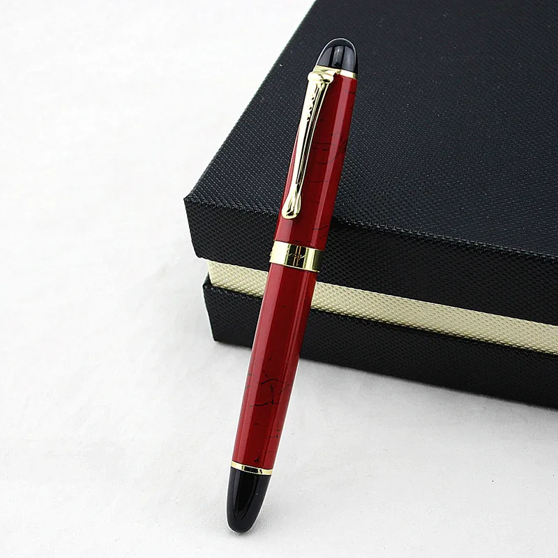 JINHAO X450 роликовая шариковая ручка коралловые красные полосы Канцтовары Школа