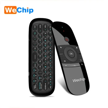 

android box W1 2.4G air mouse wireless keyboard 6-Axis motion Sense IR learning remote control USB receiver smart TV android