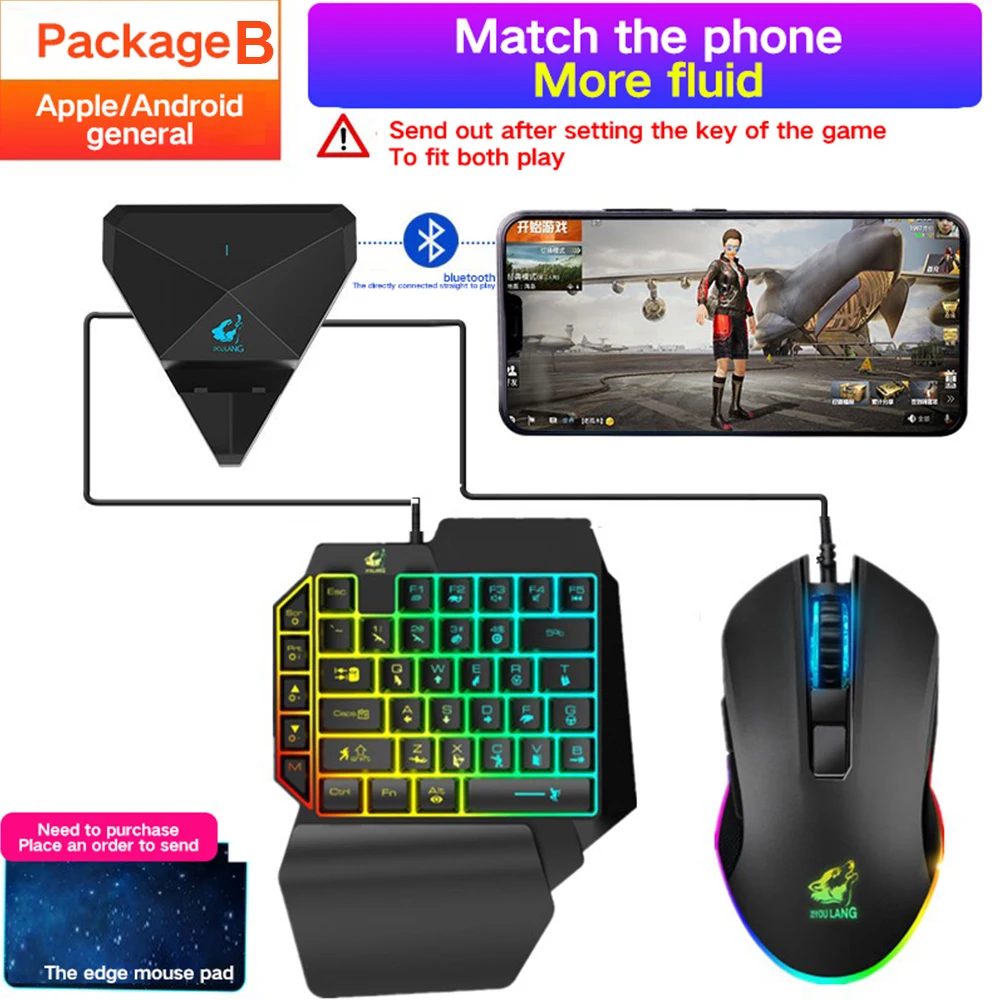

G1 Pubg Mobiele Gamepad Controller Gaming Toetsenbord Muis Converter Voor Android Ios Telefoon Ipad Bluetooth 4.1 Adapter Gratis