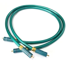 Alta fidelidade 8n ofc ortofon rca cabo hi-end cd amplificador interconectar 2rca para 2rca macho cabo de áudio