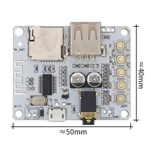 Bluetooth аудио приемник плата с USB TF слот для карты декодирования воспроизведения предусилитель выход A7-004 5 в 2,1 беспроводной стерео музыка