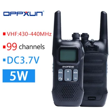 

OPPXUN BR-UVR8 Walkie Talkie UVR8 CB Radio Station 5W UHF430-470MHz Dual Band Two Way Radio for Hunting