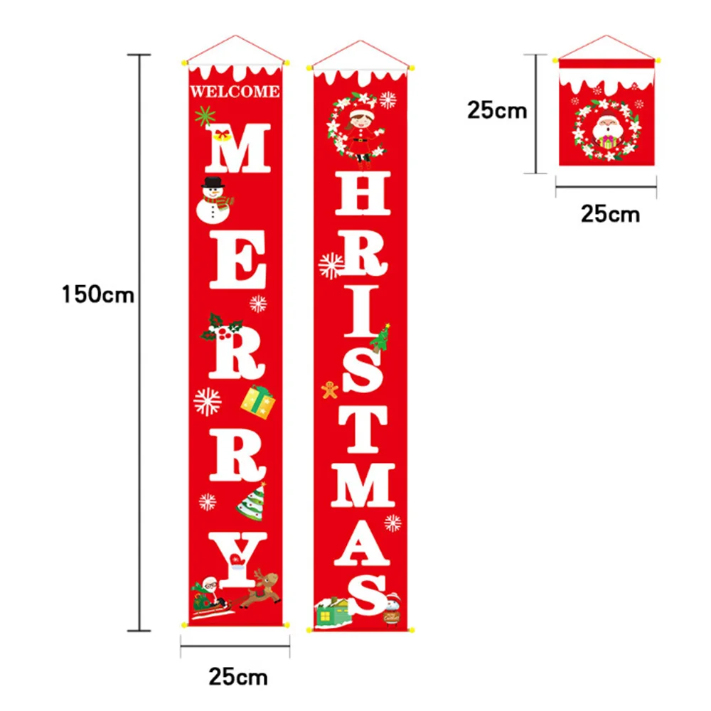 3 шт. рождественские подвесные украшения флаги зимний сад флаг Крытый Открытый счастливые домашние Декорации праздничные ткани Оксфорд дропшиппинг S30