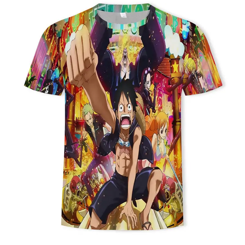 Luffy, сдельные футболки для мужчин/женщин, новинка, модная хип-хоп футболка, Повседневная брендовая одежда, 3D принт, летние топы, футболки, футболка - Цвет: T573