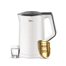 1500 Вт Электрический чайник быстрого кипячения из нержавеющей стали, самовар, кухонный чайник для воды, 1.5л изоляция 304, для дома и путешествий