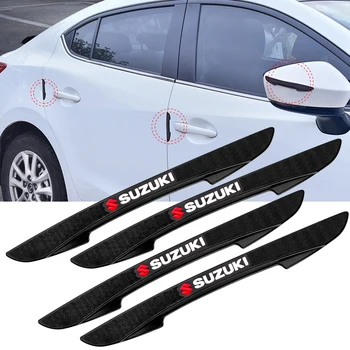 

4PCS Car Door Anti-collision Bumper Strip Guards Side Protector Sticker For Suzuki jimny SWIFT VITARA SX4 car styling Accessorie