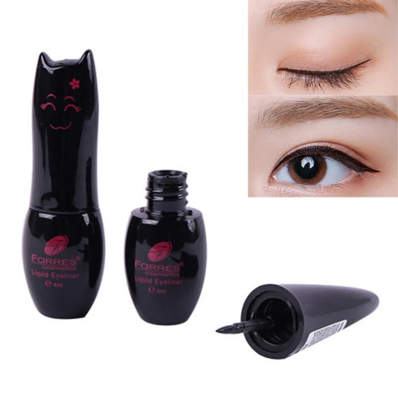 Жидкая подводка для глаз карандаш Черная Подводка для глаз maquiagem косметический макияж инструмент водонепроницаемый