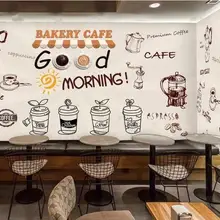 Индивидуальные большие фрески в европейском и американском стиле ручная роспись обои для кофейни фрески