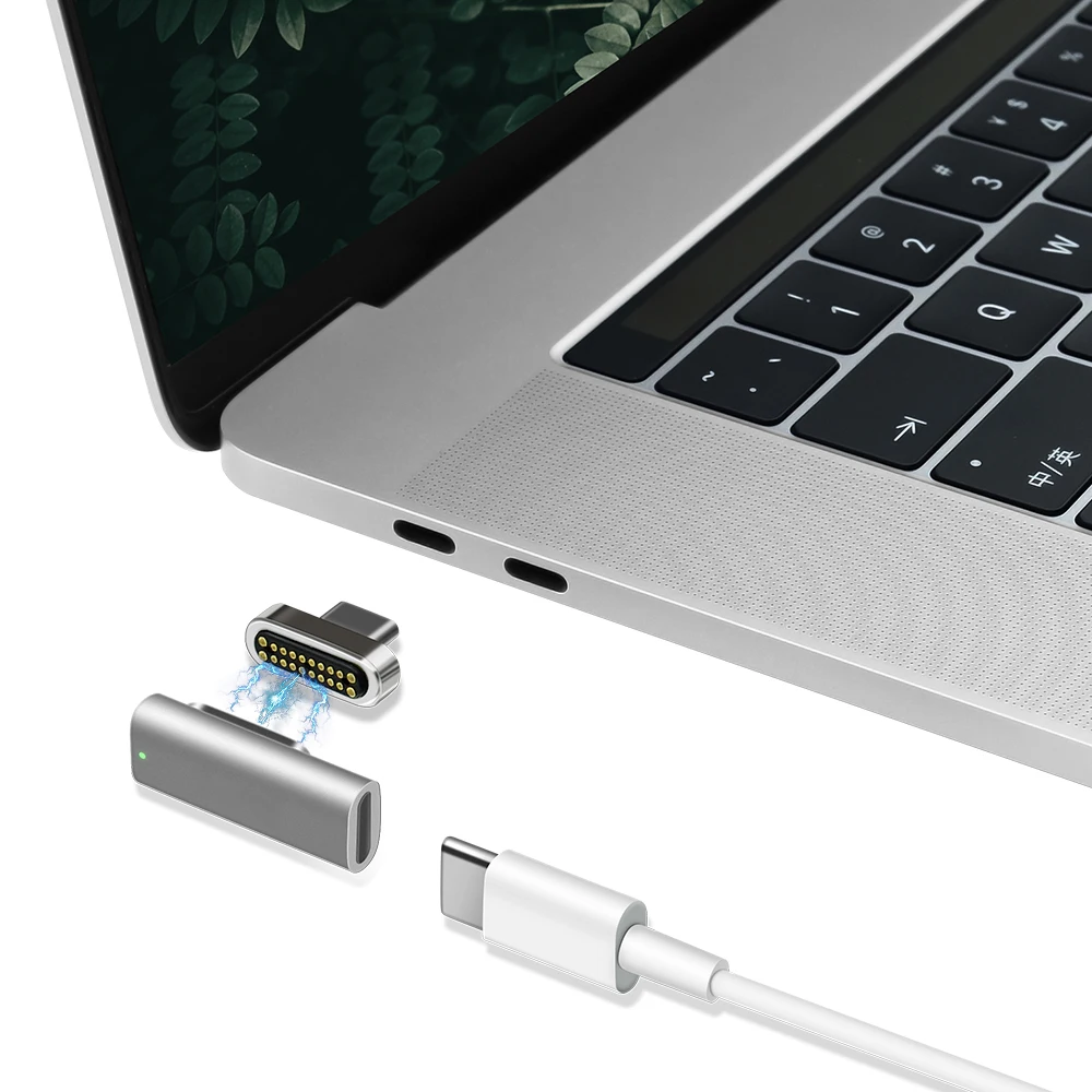 Магнитный адаптер USB C 20 контактный с магнитом на 3 1 поддержка 100 Вт PD данные 10