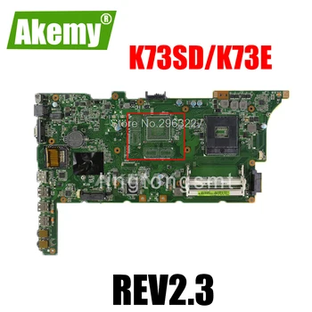 

original For Asus X73E K73E K73SD REV2.3 laptop motherboard HM65 PGA 989 tested Ok and Top quality in stock mainboard