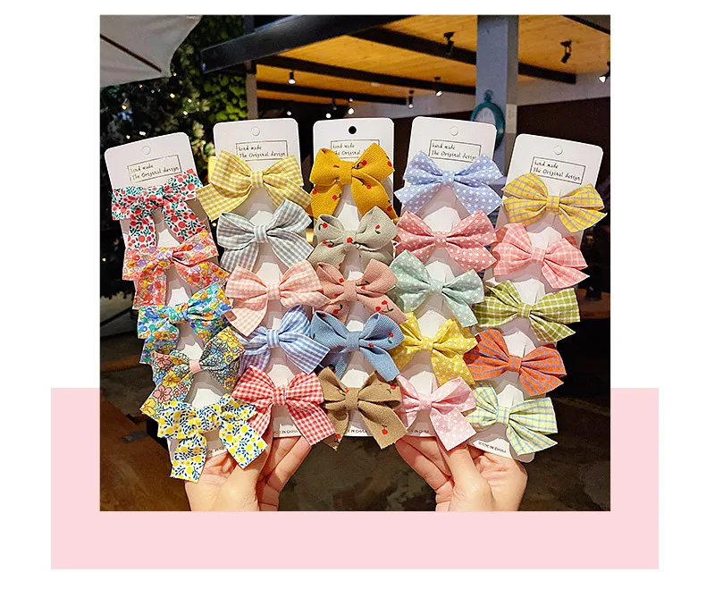 5pcs/lot Cute Kids Hair Pin Children's Hair Clip Set Bow Hairpin Infant Baby Headdress Fashion Birthday Gifts for Babies Girls baby stroller mosquito net