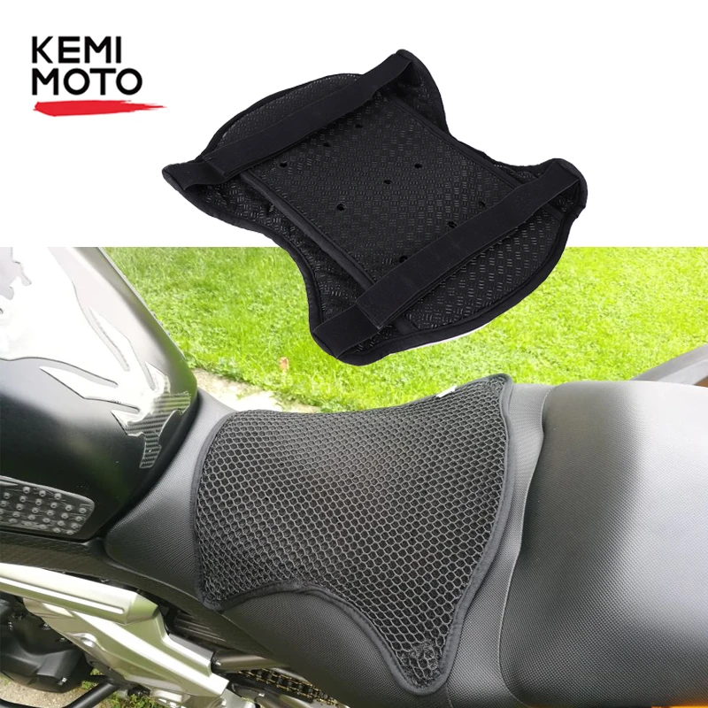 Чехол для сиденья Мотоцикла BMW R1200GS Yamaha MT09 MT07 R1 R3 690 KAWASAKI Z650 3D сетчатая подушка| |