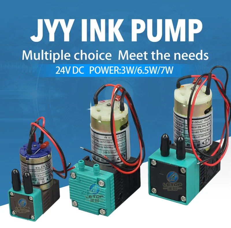solvente 3W 24V DC JYY 100ml-200ml Bomba de tinta JYY pequena