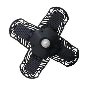 

2835 4 × 48 PC 120W E27 LED Garage Light Deformable LED Garage Ceiling Lights Folding Bulb Gift