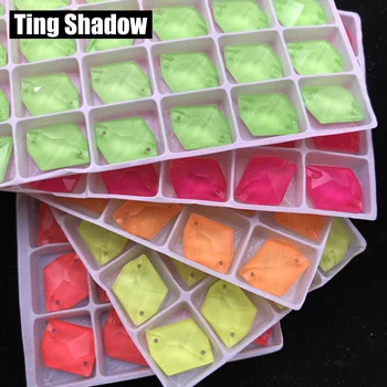 

Cosmic Fluorescent Crystal Luminous sew on Neon green rose yellow Rhinestones Clothes Nail 3D Nail Art Decoration wedding dress