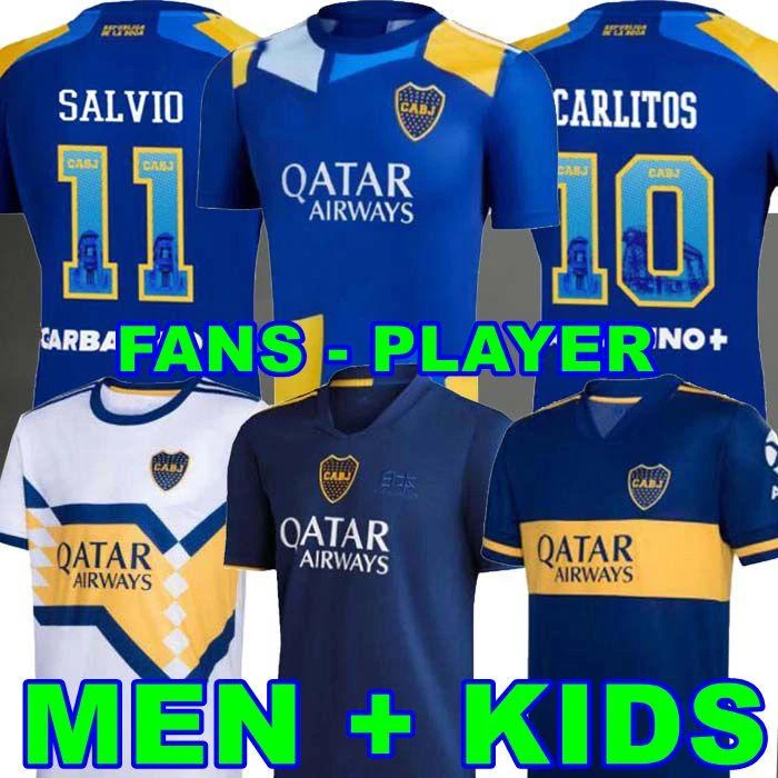 Camiseta de fútbol de Boca Juniors para niños, camisa de fútbol de 21 y años, Salvio, MARADONA TEVEZ, 2022|Maillot de ciclismo| - AliExpress