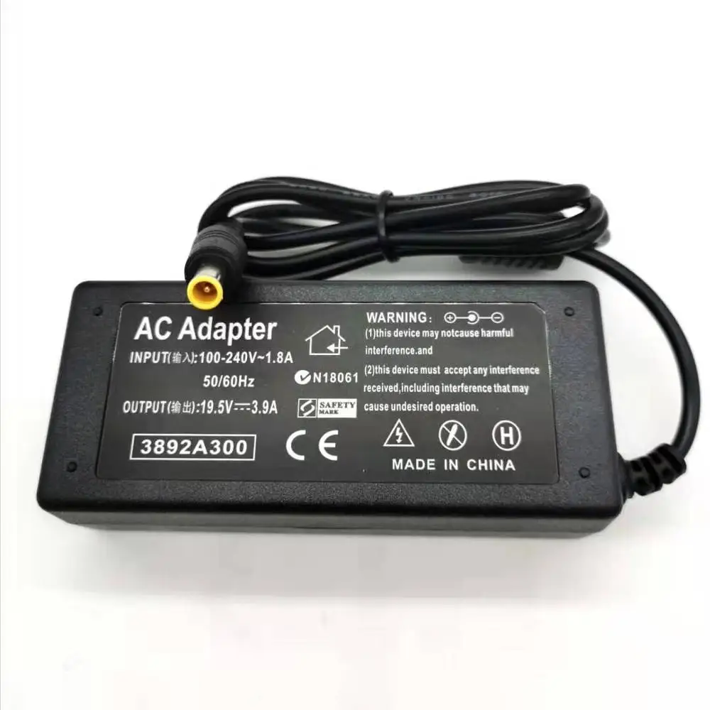 Gran oferta 19,5 V 3.9A cargador/adaptador de CA de la fuente de alimentación para Sony Vaio PCG-71211M VGP-AC19V34 PCG-71211V VGP-AC19V37 SVE141B11V PCG-612 RLwqe9wp8eE