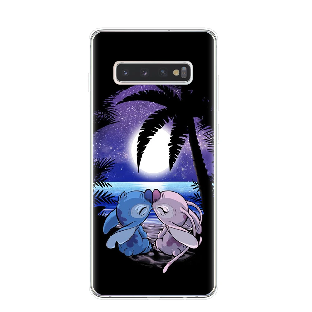 Мягкий чехол для телефона из ТПУ для samsung S6 S7 Edge S8 S9 S10 Plus Lite S10E 5G Note 8 9 10 Pro милый чехол с мультяшным стежком