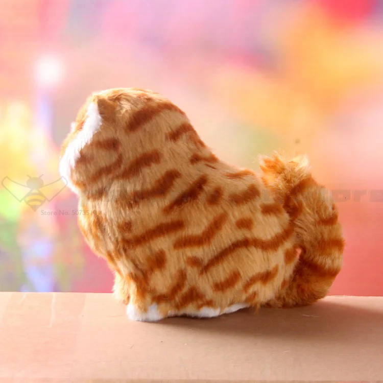 Toy Cat and Cat Simulator will call Kitty Kitty, Children's Plush Toy Cat Doll, Simulate Kitty Dummy Model