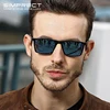 SIMPRECT Polarized Sunglasses Men 2022 Mirror Square Sunglasses For Men Retro Vintage Sun Glasses Anti-Glare Driver'S Oculos ► Photo 1/6