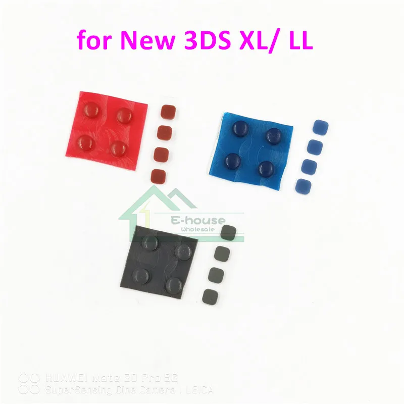 10 set for New 3DS XL Console Front Back Screw Rubber Feet Cover Upper