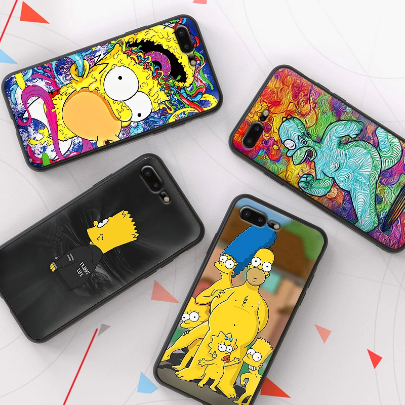 Simpsons FOR Xiaomi mi 9T A3 PRO MI 6X MIX 2S 3 F1 9 CC9E CC9 8 A2 LITE SE Phone Back Cover Gift | Мобильные телефоны и