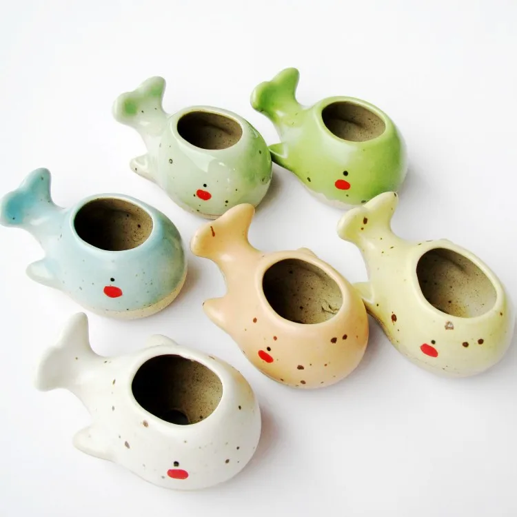 Kawaii керамический КИТ цветочный горшок Bulbasaur суккулентная плантатор милый зеленый горшок для цветов с отверстием