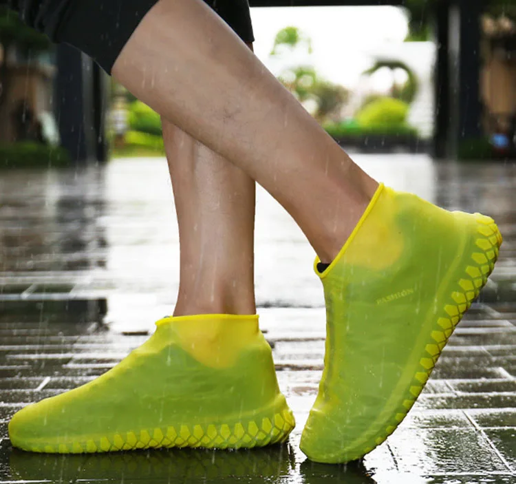 Водонепроницаемые силиконовые чехлы для обуви Overschoenen Чехлы для обуви многократного применения пылезащитный дождевик зимний шаг в обуви