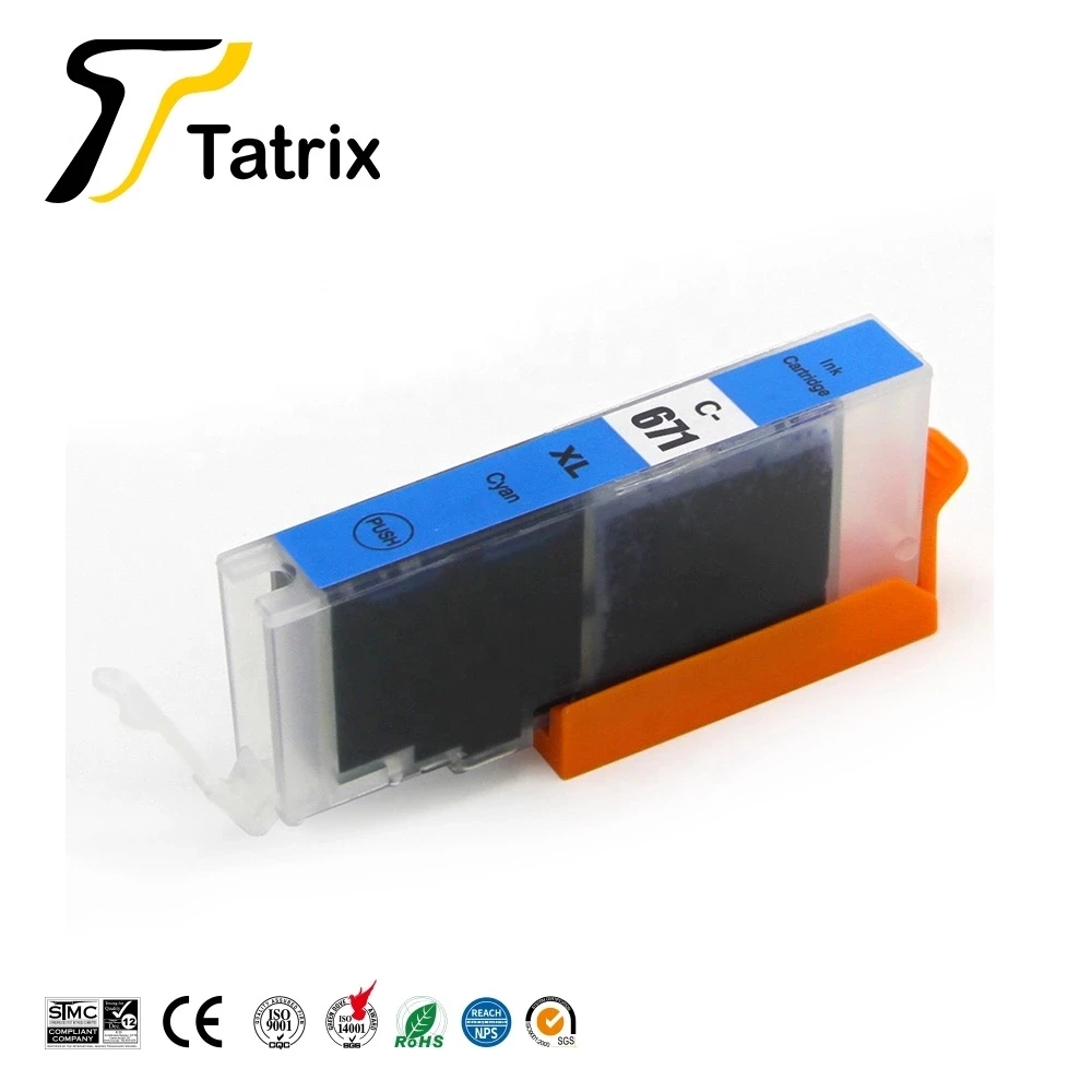 Татрикс PGI-670XL PGI670 CLI-671XL CLI671 картридж для Canon PIXMA MG7760/MG7765/MG7766 PIXMA TS5060/TS6060/TS8060/TS9060